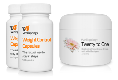 Wellsprings Weight Control Capsules and 20-1 Cream Pack